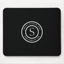 Placa de mouse preto simples, simples e simples, p