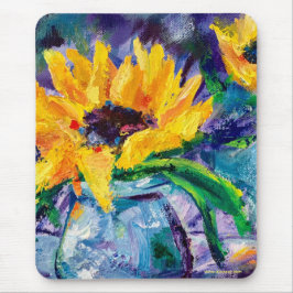 Mousepad Placa de Mouse Sunflower Blues do Alasca