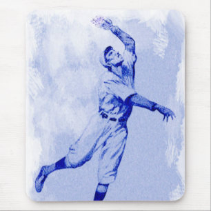 Mousepad Placa de Mouse Vintage Baseball Fielder