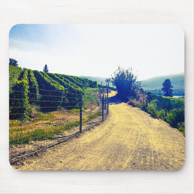 Mousepad Placa de Mouse Vintage Vineyard (Frente)