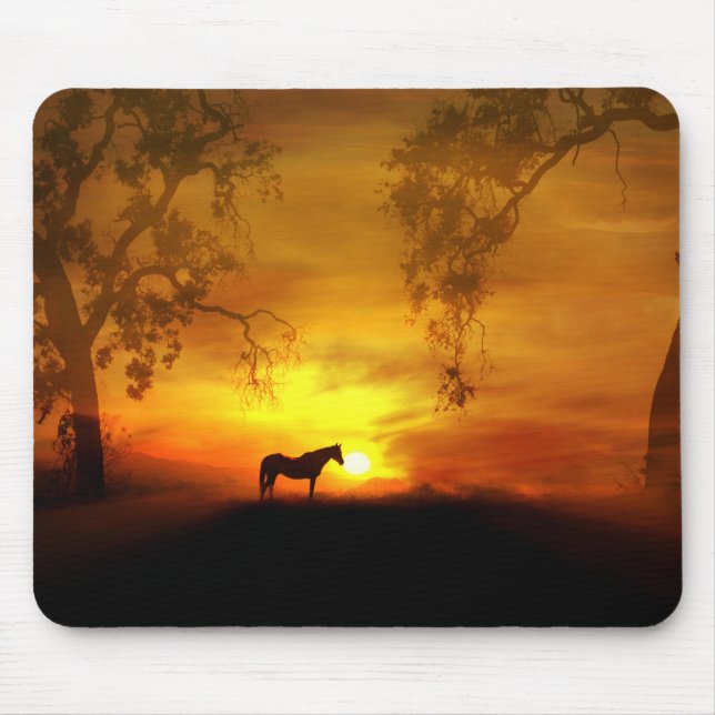 Mousepad Placa de Rato Cavalo e Rato Solar (Frente)