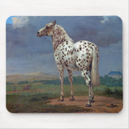 Mousepad Placa de Rato de Cavalo Appaloosa com Traço