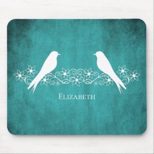 Mousepad Placa de Rato Floral de Vinha Teto