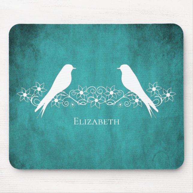 Mousepad Placa de Rato Floral de Vinha Teto (Frente)
