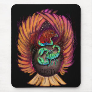 Mousepad Placa de Rato Scorpio Zodiac