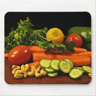 Mousepad Placa de salada do vegetariano