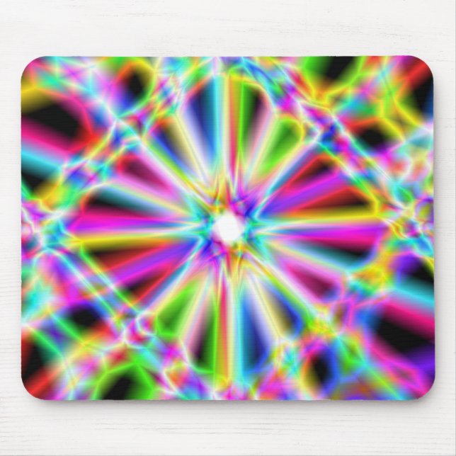 Mousepad Placa do mouse 3 cromo iridescente (Frente)