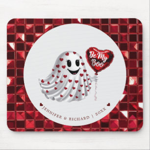 Mousepad Placa do mouse com Dia de os namorados codificado