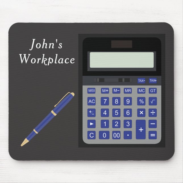 Mousepad Placa do mouse da calculadora e Caneta (Frente)