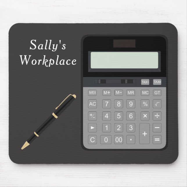 Mousepad Placa do mouse da calculadora e Caneta (Frente)