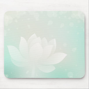 Mousepad Placa do mouse da Flor de Lotus Elegante