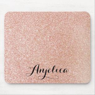 Mousepad Placa do mouse de nome personalizado com brilho Ro