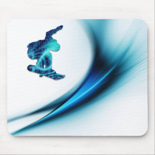 Mousepad Placa do mouse Design da prancha de neve