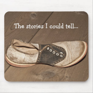 Mousepad Placa do mouse do Calçado Saddle de longa data ab