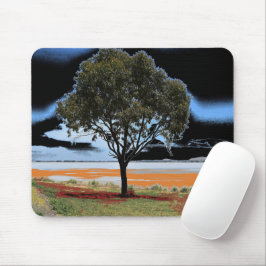 Mousepad Placa do mouse em árvore do Lago Beeac Solo