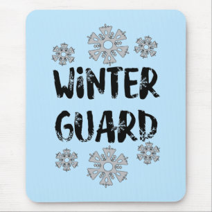Mousepad Placa do mouse em floco de neve com Guarda de inve