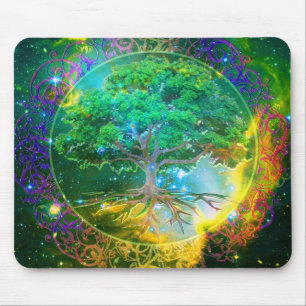 Mousepad Placa do mouse em gel de qualidade de vida em árvo