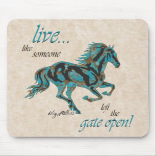 Mousepad Placa do mouse Inspiron Horse
