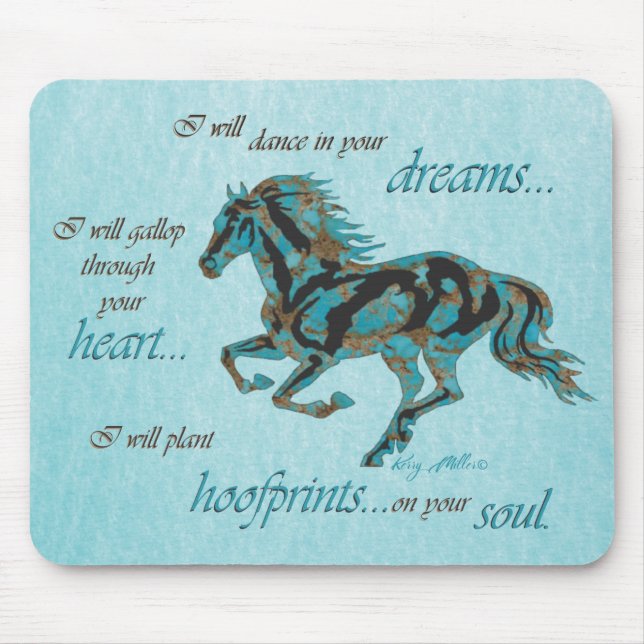 Mousepad Placa do mouse Inspiron Horse (Frente)
