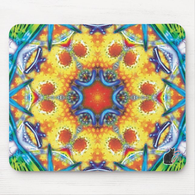 Mousepad Placa do mouse Kaleidoscope BannaPuddin (Frente)