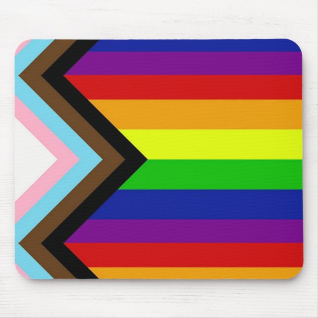 Mousepad Placa do mouse LGBTQ+ Prioridade (Frente)