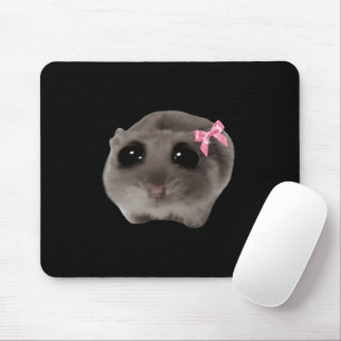 Mousepad Placa do mouse para memória de Hamster Triste Coqu
