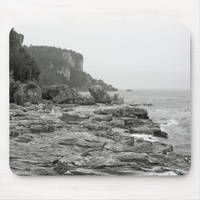 Mousepad Placa do mouse Rocky Shoreline (Frente)