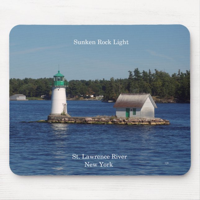Mousepad Placa do mouse Sunken Rock Light (Frente)