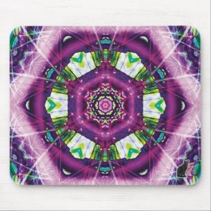Mousepad Placa do mouse Violette Kaleidoscope