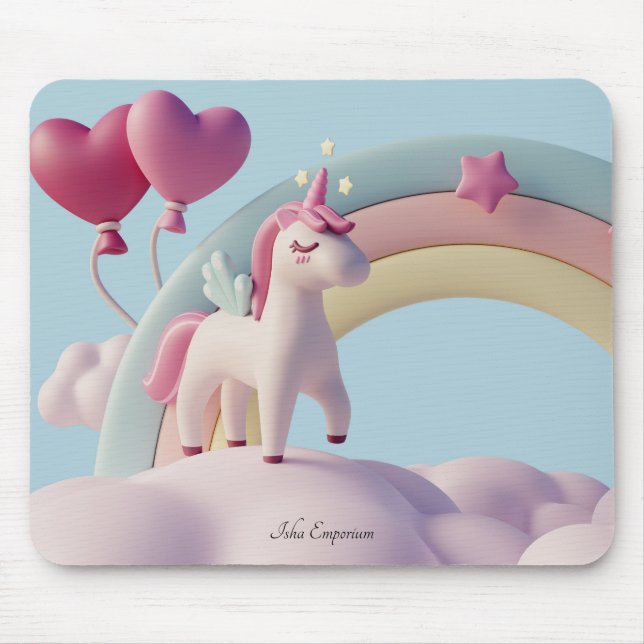 Mousepad Placa do mouse Whimsical Fairytale Landscape (Frente)
