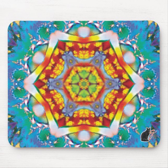 Mousepad Placa do rato Centris Kaleidoscope (Frente)
