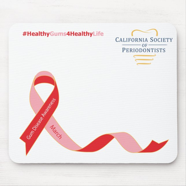 Mousepad Placa do rato de Sensibilização para a Doença de G (Frente)