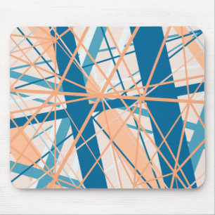 Mousepad Placa do rato Geométrico de Summer Beach Abstrato