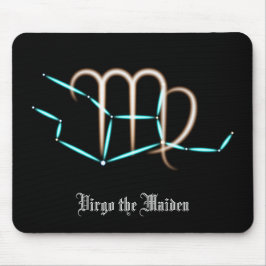Mousepad Placa do Rato Virgo da Constelação Zodiosa