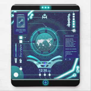 Mousepad Placa flexível do mouse para computador quântico m