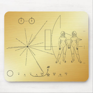 Mousepad Placa pioneira Mulheres