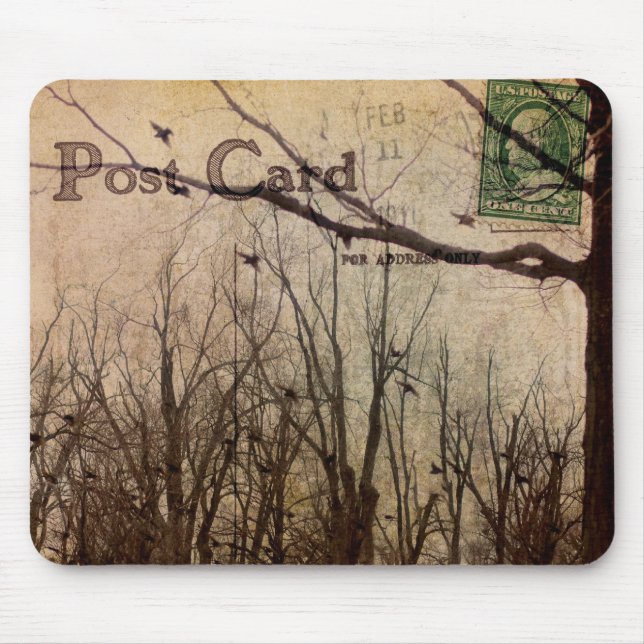 Mousepad Placa Postada Vintage (Frente)