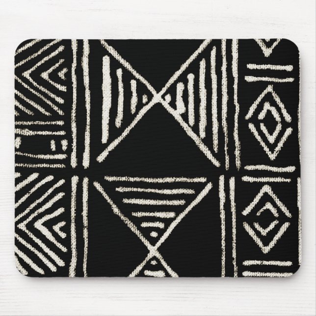 Mousepad Placa preta do mouse com lama (Frente)