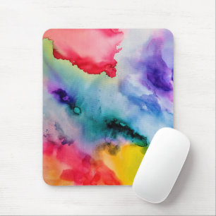 Mousepad Placas criativas artísticas de aquarela