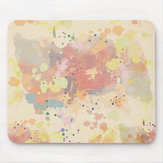 Mousepad Placas de pintura de Abstrato moderno (Frente)