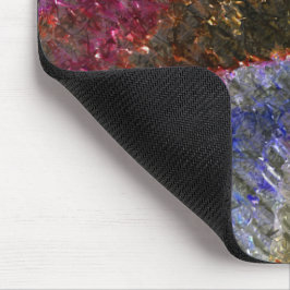 Mousepad Placas de vidro colorido com cinzas volantes