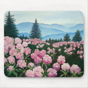 Mousepad Plad do mouse Roan Mt Rhododendron Fine Art Impres
