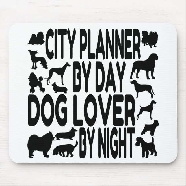 Mousepad Planeador de Cidade do Cachorro (Frente)