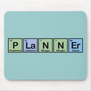 Mousepad Planejador feito dos elementos