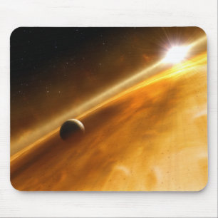 Mousepad Planeta Fomalhaut B que orbita uma estrela