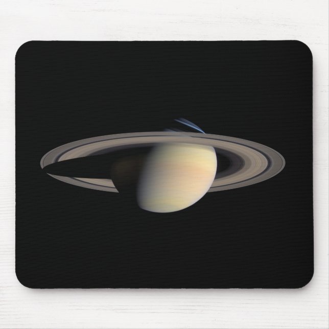 Mousepad Planeta Gigante de Gás Saturno Suniluminado pela C (Frente)