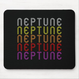 Mousepad Planeta Netuno Retro Astronomia Vintage T-Shirt