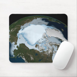 Mousepad Planeta Terra Mostrando Cobertura De Gelo Marinho