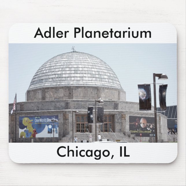 Mousepad Planetário de Adler - Chicago, IL (Frente)