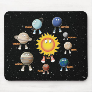 Mousepad Planetas e Sistema Solar